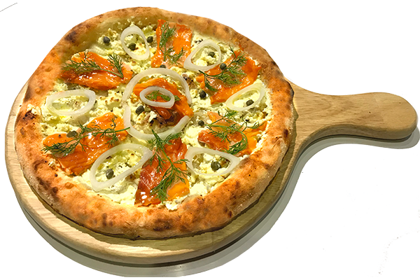 Salted salmon Pizza